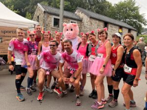 Runnin’Grez assure l’ambiance Au Trail de la Cochonne